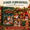 Mini-adventskalender met bouwstenen – 24 kerstfiguren om zelf te bouwen