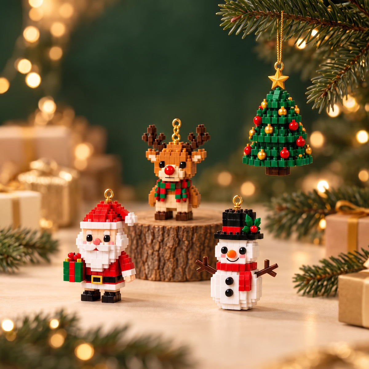 Mini-adventskalender met bouwstenen – 24 kerstfiguren om zelf te bouwen
