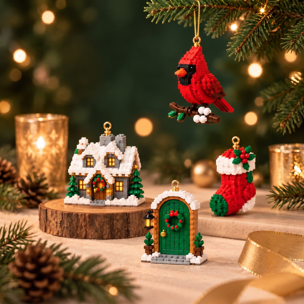 Mini-adventskalender met bouwstenen – 24 kerstfiguren om zelf te bouwen