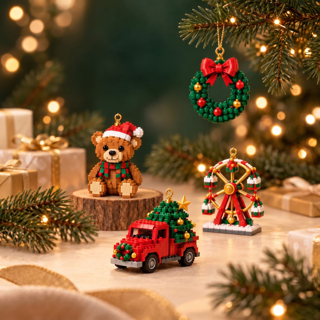 Mini-adventskalender met bouwstenen – 24 kerstfiguren om zelf te bouwen