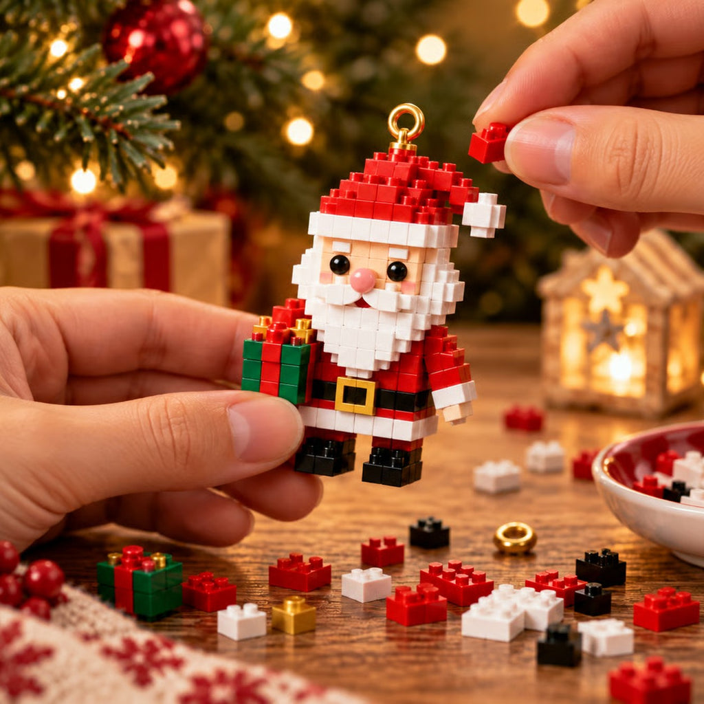 Mini-adventskalender met bouwstenen – 24 kerstfiguren om zelf te bouwen