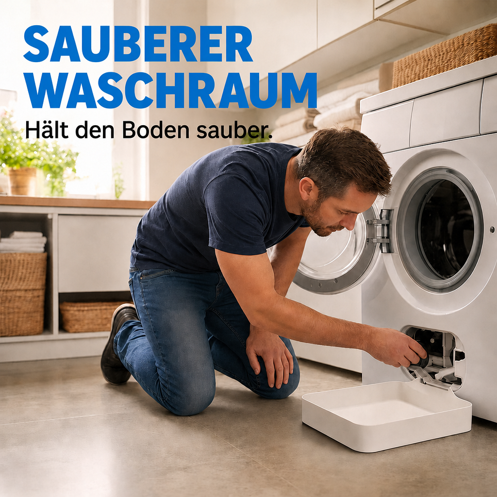 Druppelbak voor de wasmachine – vangt water van de afvoer op