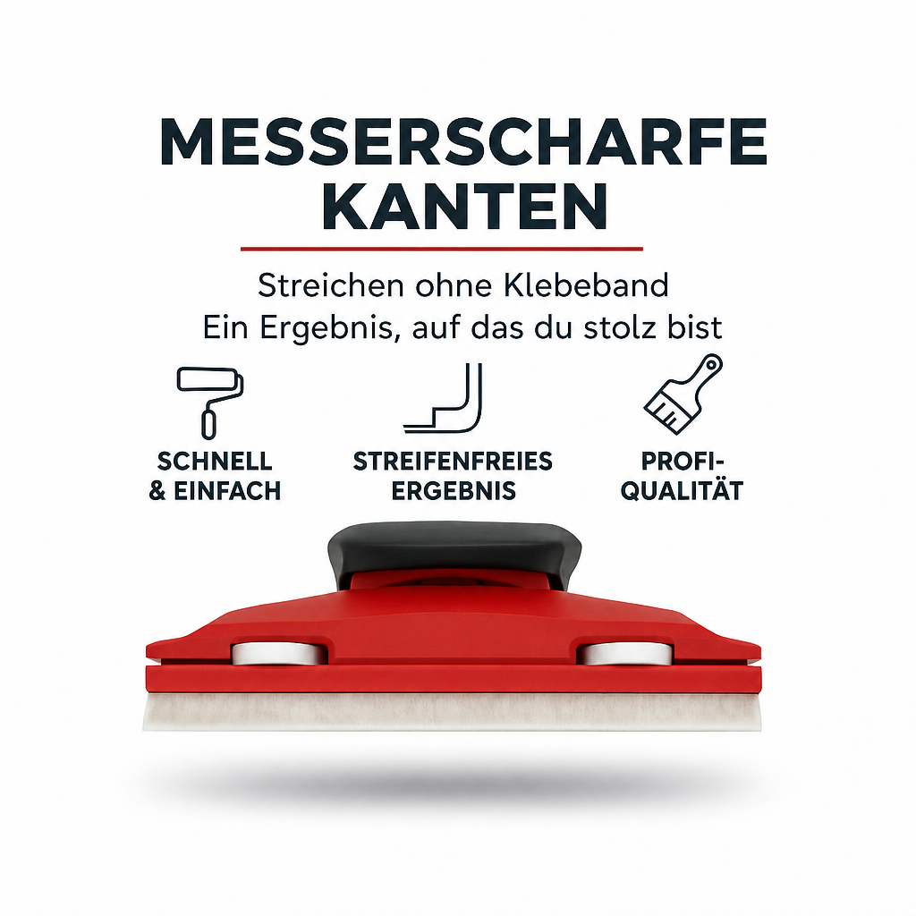 EdgeFlow Schilderhulp — scherpe randen zonder plakband