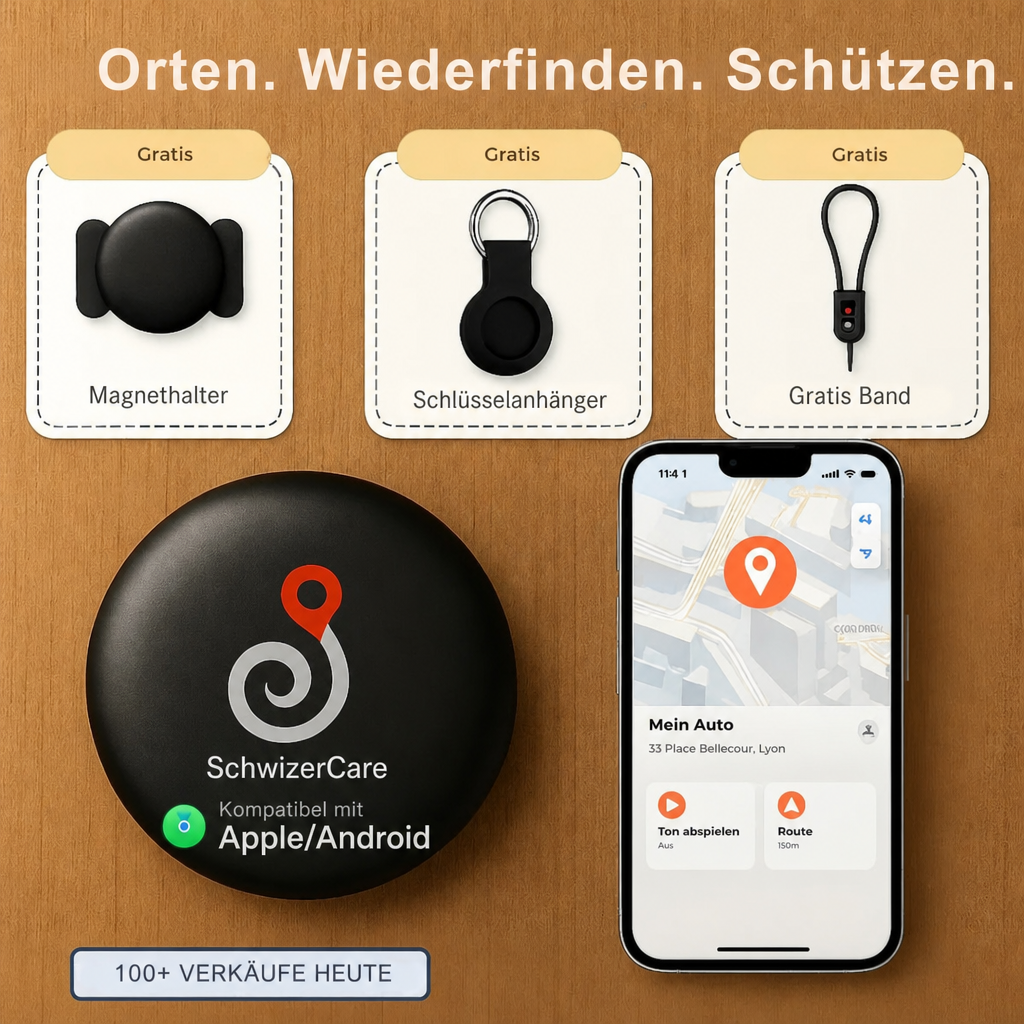Belnoria GP90 | GPS-tracker zonder abonnement (Android/Apple)