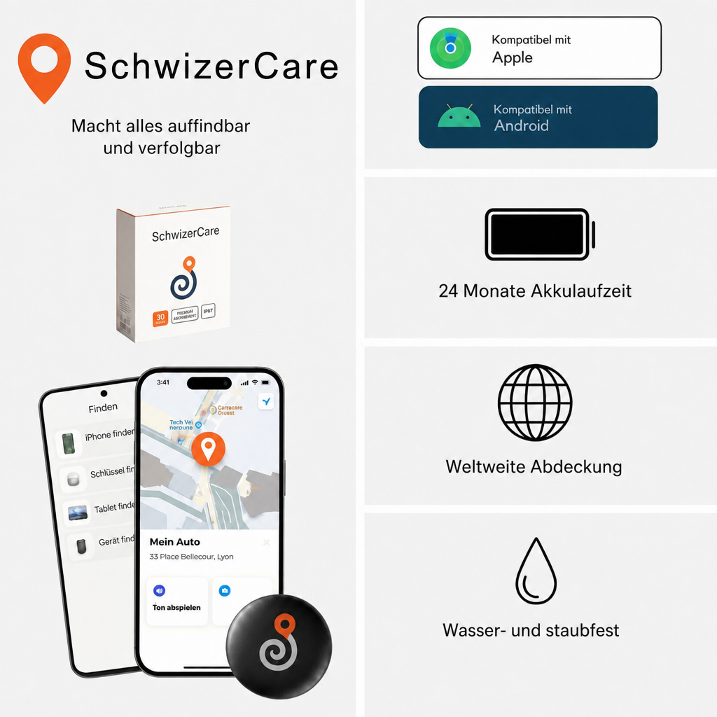 Belnoria GP90 | GPS-tracker zonder abonnement (Android/Apple)