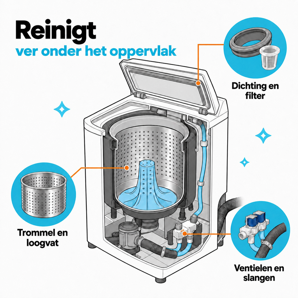 Renly Wasmachine-Reiniger – Pro 12 of Ultra 24 Tabletten